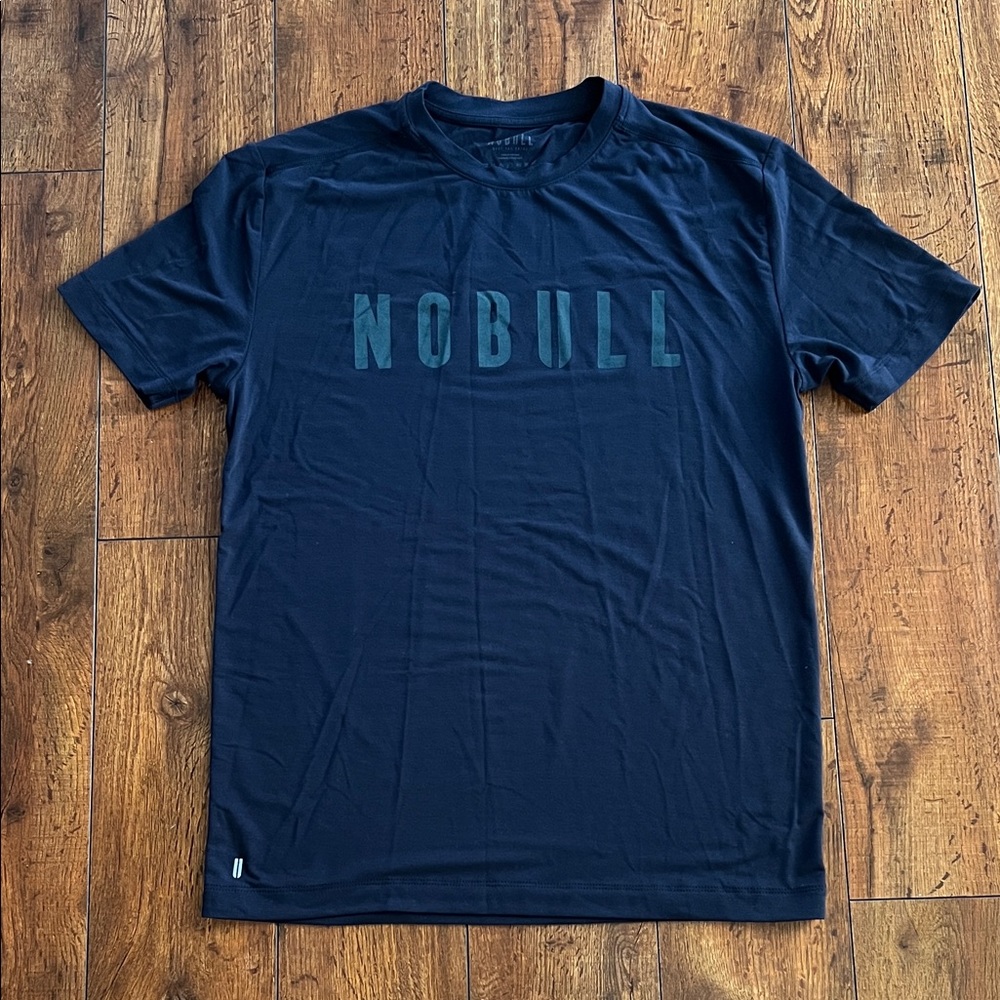 NOBULL Men's Dark Blue Short Sleeve Tee